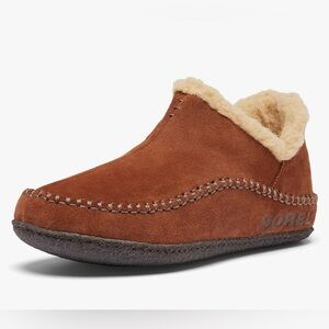 Sorel NWD Maniwan II Moccasin Dark Amber/Blackened Brown Men’s size 7/Euro 40